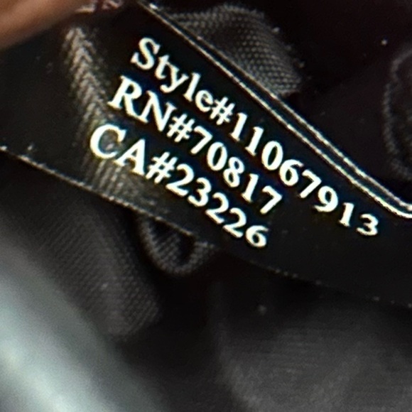 Victoria's Secret Black Faux Leather Shoulder Bucket Bag Fringe Backpack Tote - Picture 9 of 9